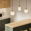 Axyaa Japanese Nordic Pendant Light LED Hanging Lamp for Modern Bedroom