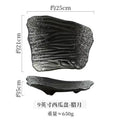 Axyaa Large Ceramic Japanese Sushi Plate: Retro Specialty Tableware
