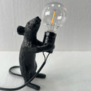 Axyaa Animal LED Table Lamp - Unique Rat Cat Squirrel Night Light Desk Decor