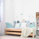 Watercolor Mountain Wall Murals by Axyaa