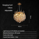 Axyaa Maple Leaf Pendant Light: Modern Minimalist Luxury for Living Room