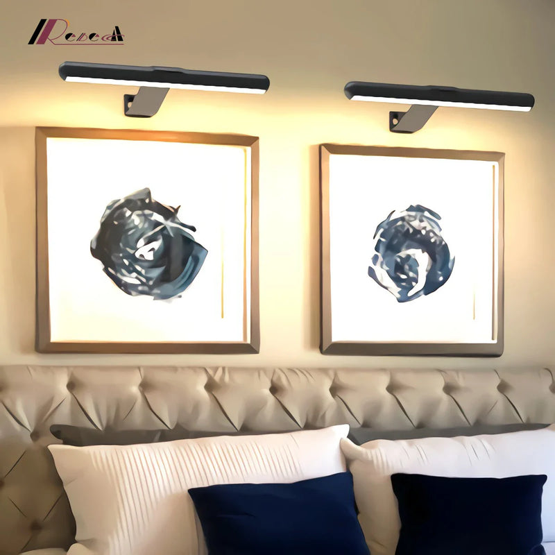 Axyaa Wireless Wall Lamp Light Remote Portrait Display Rechargeable Art