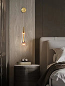 Axya Crystal LED Wall Lamp: Modern & Simple Living Room, Corridor, Bedside Light