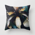 Axyaa Decor Pillowcase: Flower Print Square, Bedroom & Living Room 45x45cm