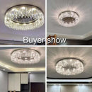 Axyaa Crystal LED Ceiling Light: Modern, Bright, and Elegant Home Decor