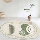 Axyaa Creative Arts Irregular Rug for Bedroom Home Decor Anti-Slip Living Room Carpet