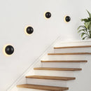 Axyaa Black Stone LED Wall Lamp for Home Studio Bedroom Staircase Lighting