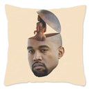 Axyaa Funny Kanye West Meme Cushion Covers 40x40cm Soft Throw Pillow Case Square Pillowcase