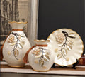 Axyaa Ceramic Vase Set for Stylish Dried Flowers Arrangement and Home Decor