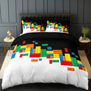 Axyaa Building Block Interlocking Quilt Cover Set - Four Seasons Home Essentials