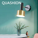 Nordic LED Wall Lamps by Axyaa - Adjustable Iron Sconce for Bedroom, Aisle, Stair & Home Decor