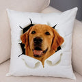 Axyaa Cute Dog Print Pillow Case for Home Decor and Comfort