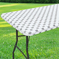 Axyaa Waterproof Elastic Table Cloth for Outdoor Picnics & Camping