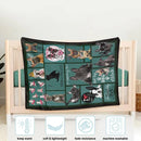 Axyaa French Bulldog Flannel Blanket: Cute, Lightweight 3D Printed Fleece for Four Seasons