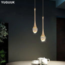 Axyaa Bubble Crystal Pendant Lights: Elegant Indoor Hanging Lamp for Home Decor