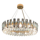 Axyaa Modern Luxury Crystal Chandelier for Home Decor & Lighting