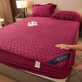 Axyaa Maternal & Infant Crystal Fleece Padded Sheet - All-Inclusive Mattress Cover