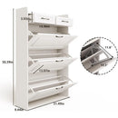 Axyaa Shoe Cabinet with 5 Flip and Storage Drawers for Organized Shoe Storage