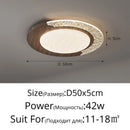 Axyaa Cream Minimalism LED Ceiling Light for Bedroom Living Room Home Decor