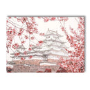 Axyaa Sakura Rose Peony Hot Air Balloon Wall Art Canvas Painting