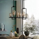 Axyaa Retro Kitchen Pendant Light for Coffee Bar Restaurant - Industrial Glass Hanging Lamp