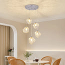 Axyaa Crystal Chandelier: Luxury Living Room Bedroom Ceiling Light