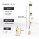 Axyaa Marble Pendant Light for Kitchen Bar Counter Coffee Shop