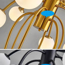 Axyaa LED Pendant Chandeliers for Living Room Staircase Modern Home Decor Lighting