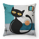 Cute Cartoon Cat Pillow Cover 45x45cm - Axyaa Home Decorodox