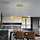Axyaa Nordic LED Aluminum Ceiling Chandelier for Kitchen Living Room