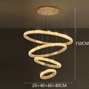 Axyaa LED Pendant Chandeliers for Staircase | Modern Home Decor Hanging Light