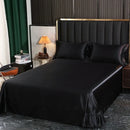 Axyaa Silk Summer Quilt & Printed Tencel Sheet Set - High-End Sleep Essentials