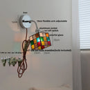 Axyaa Flexible Arm LED Wall Light Colorful Glass Bedside Sconce