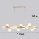 Axyaa Modern LED Pendant Chandeliers for Home Living and Dining Room Lighting
