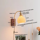 Axyaa Nordic Glass LED Wall Lamp for Home, Coffee Living Room & Bedroom Decor