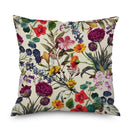 Axyaa Night Rose Linen Pillowcase - Decorative Floral Pillow Covers for Home Decor