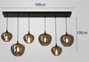 Axyaa LED Pendant Light Chandeliers for Modern Home Decor & Indoor Lighting