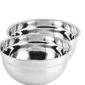 Axyaa Stainless Steel Salad Bowl Set - Ideal for Korean Cuisine and Baked Dishes