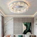 Axyaa Crystal LED Ceiling Lamp for Bedroom, Living Room, Kitchen, Hotel - Modern Luxury Chandelier