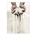 Axyaa Dandelion Reed Canvas Print Nordic Wall Art for Home Decor