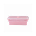 Axyaa Silicone Folding Lunch Box: Food Grade, Portable, Microwave Safe, Outdoor & Travel Friendly