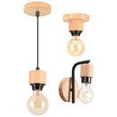 Axyaa Retro Industrial Ceiling Pendant Light - Metal Vintage Bedside Lamp for Kitchen and Bar