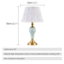 Axyaa Luxury Ceramics Table Lamp LED Modern Design for Living Room Bedroom