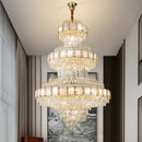 Axyaa Loft Apartment Villa Living Room Crystal Chandelier - Simple European Crystal Lamps