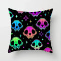 Axyaa Halloween Skull Throw Pillow Cover for Sofa Chair Bed Home Decor