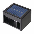 Axyaa Solar Garden Light: Adjustable Outdoor Wall Lamp for Balcony, Stair, and Fence