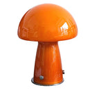 Axya Nordic Glass Mushroom Table Lamp Vintage Style LED Light for Living Room & Bedroom