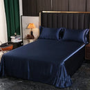 Axyaa Silk Summer Quilt & Printed Tencel Sheet Set - High-End Sleep Essentials