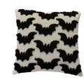 Axyaa Halloween Ghost Pumpkin Embroidered Pillow Cover, 45x45cm, Festive Living Room Decor