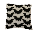 Axyaa Halloween Ghost Pumpkin Embroidered Pillow Cover, 45x45cm, Festive Living Room Decor